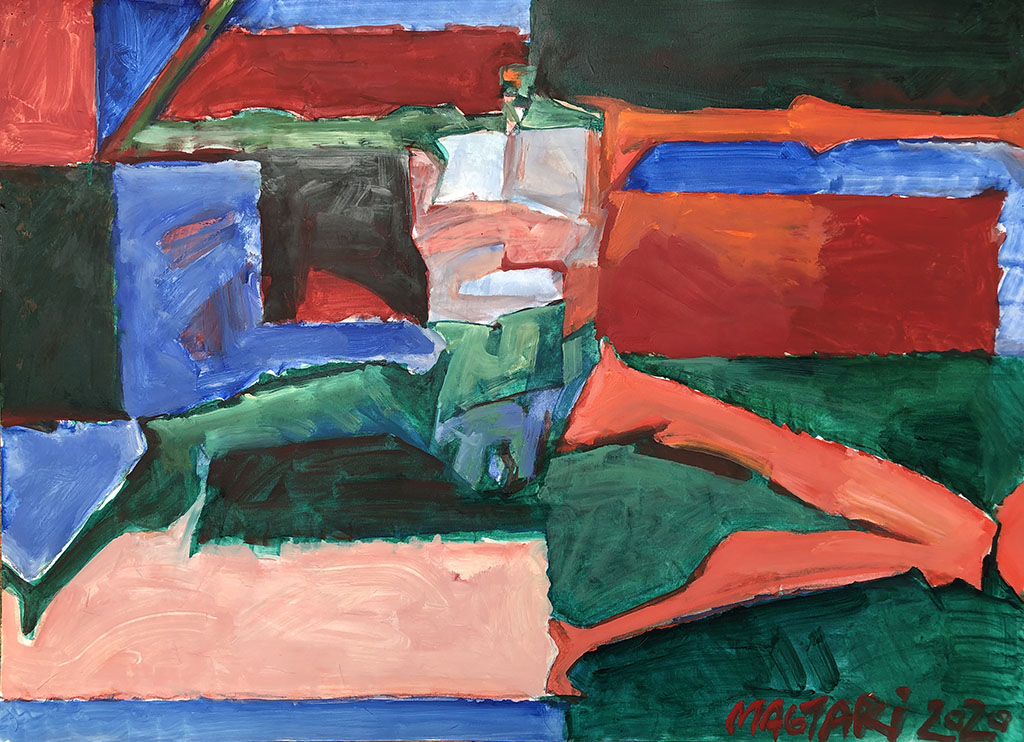 2020 Karantén 4 50 x70 olaj papír