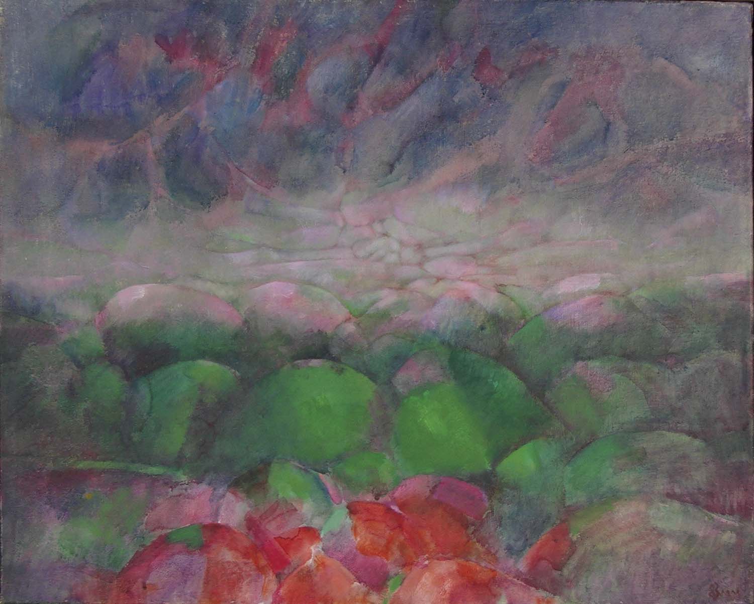 1983 Felhők dombok - 2 40 x 50 olaj vászon