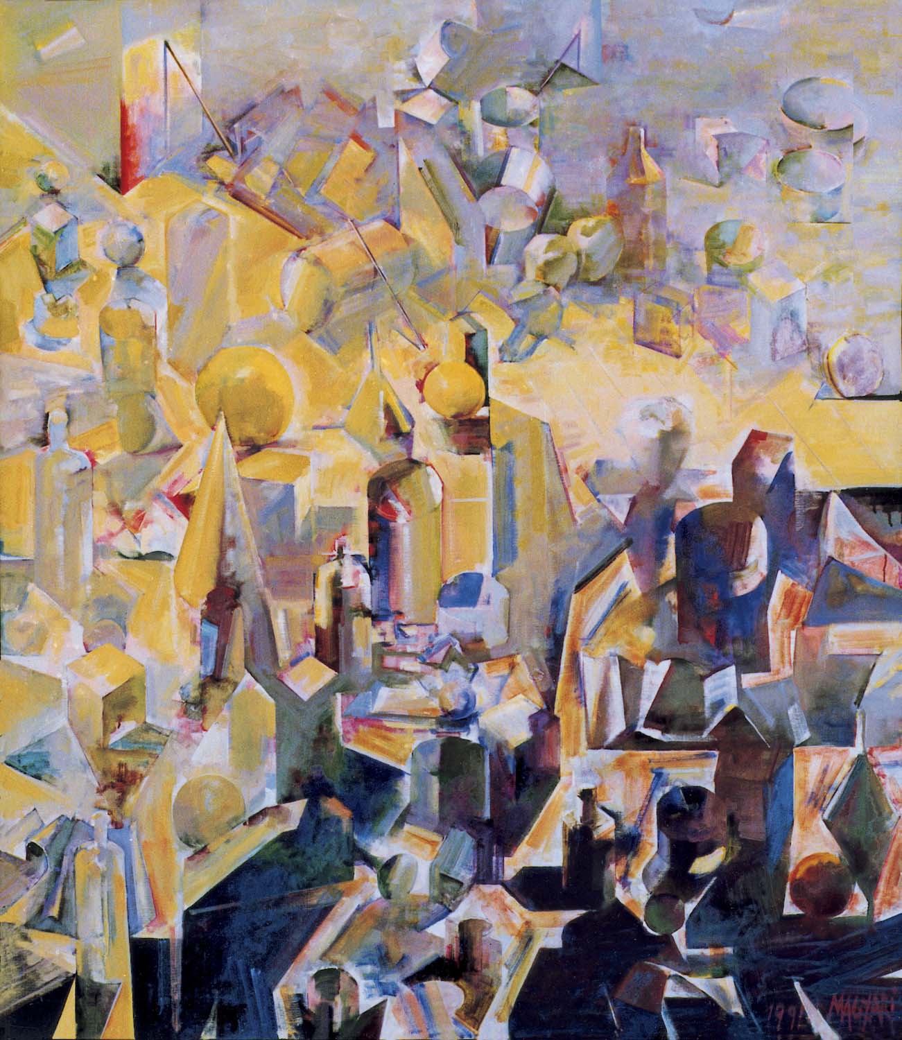 1991 Végtelen csendelet - 1 120 x100 olaj vászon