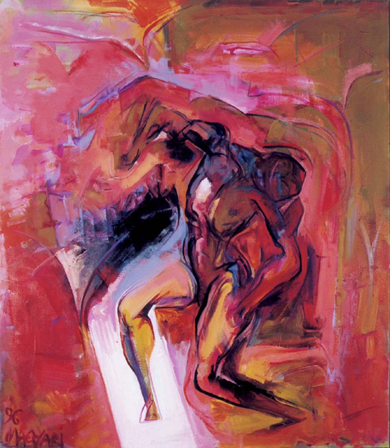 1996 Szent Sebestyén 75,5  x 65,5  olaj vászon