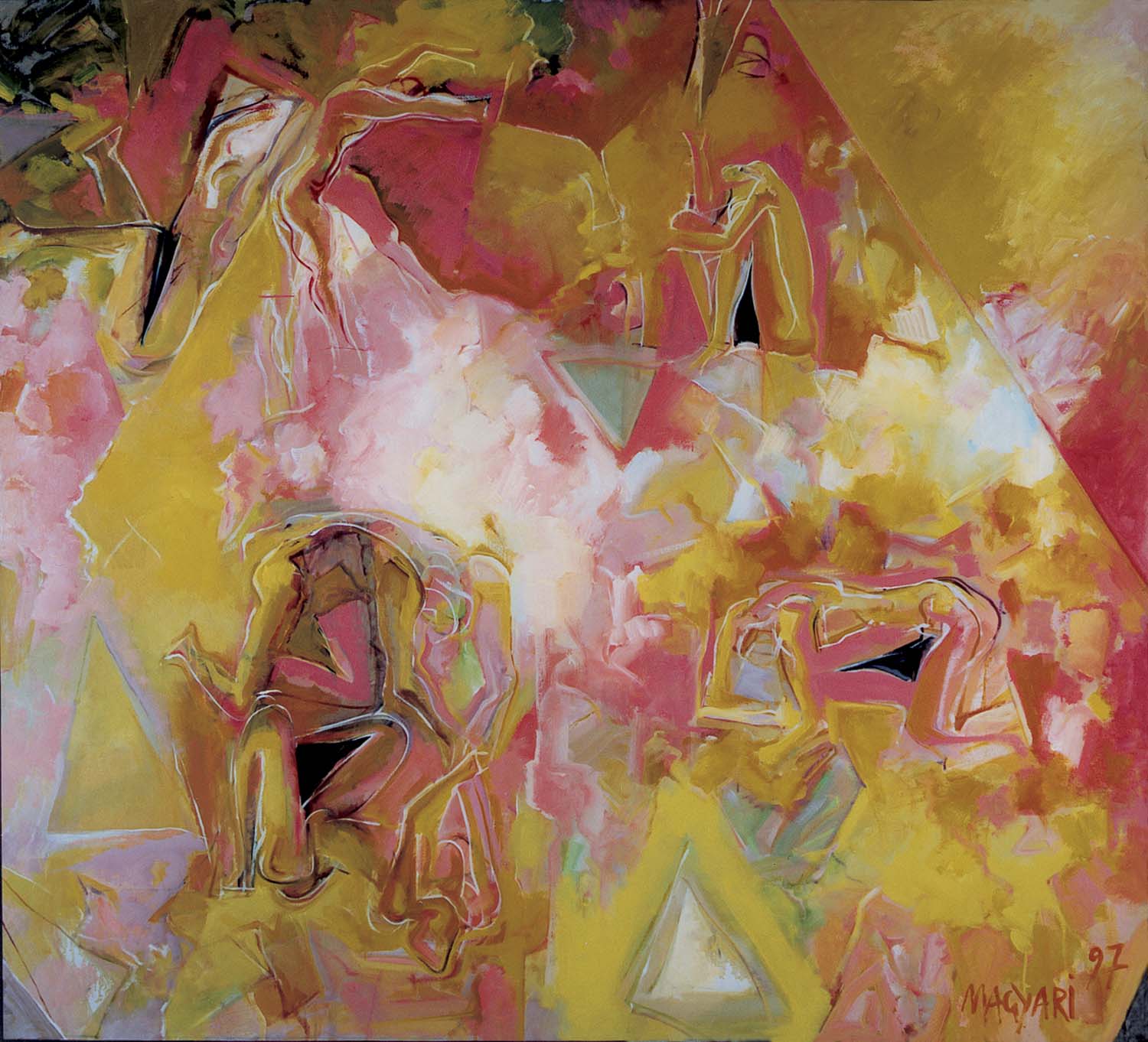 1997 Angyalok beszéde 141 x155 olaj vászon