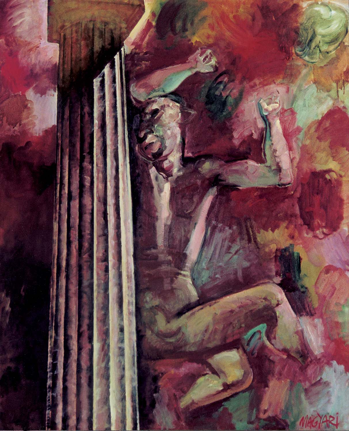 2000 Táncolo szatír 155 5x127 olaj vászon