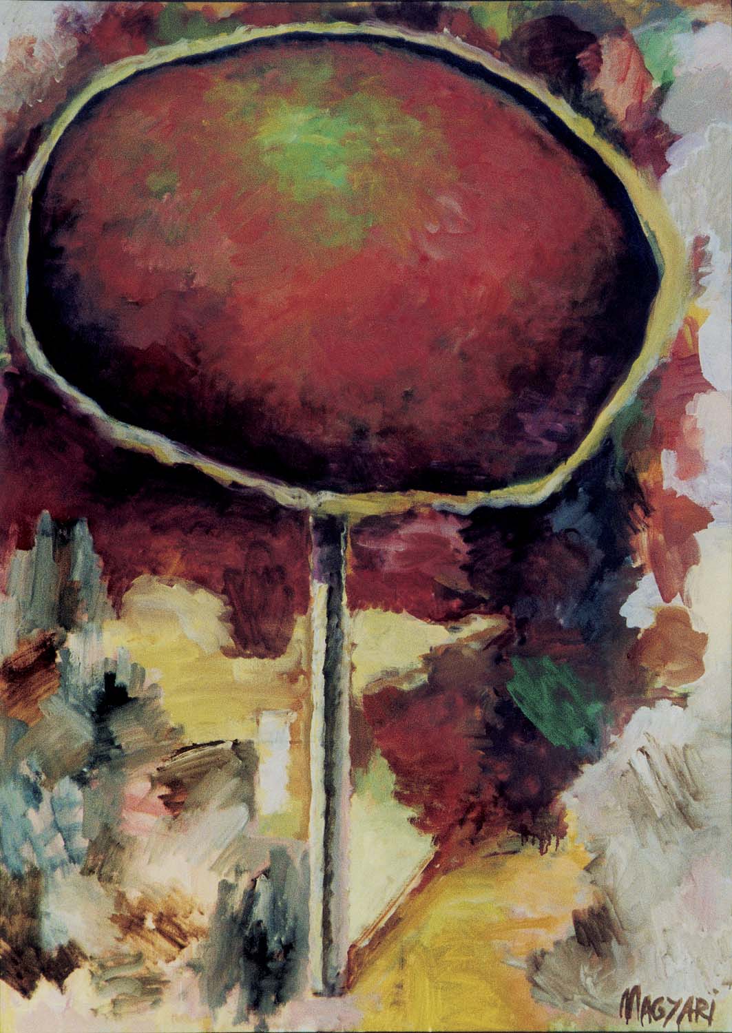 2001 Gömbakác 157 x 112 olaj vászon