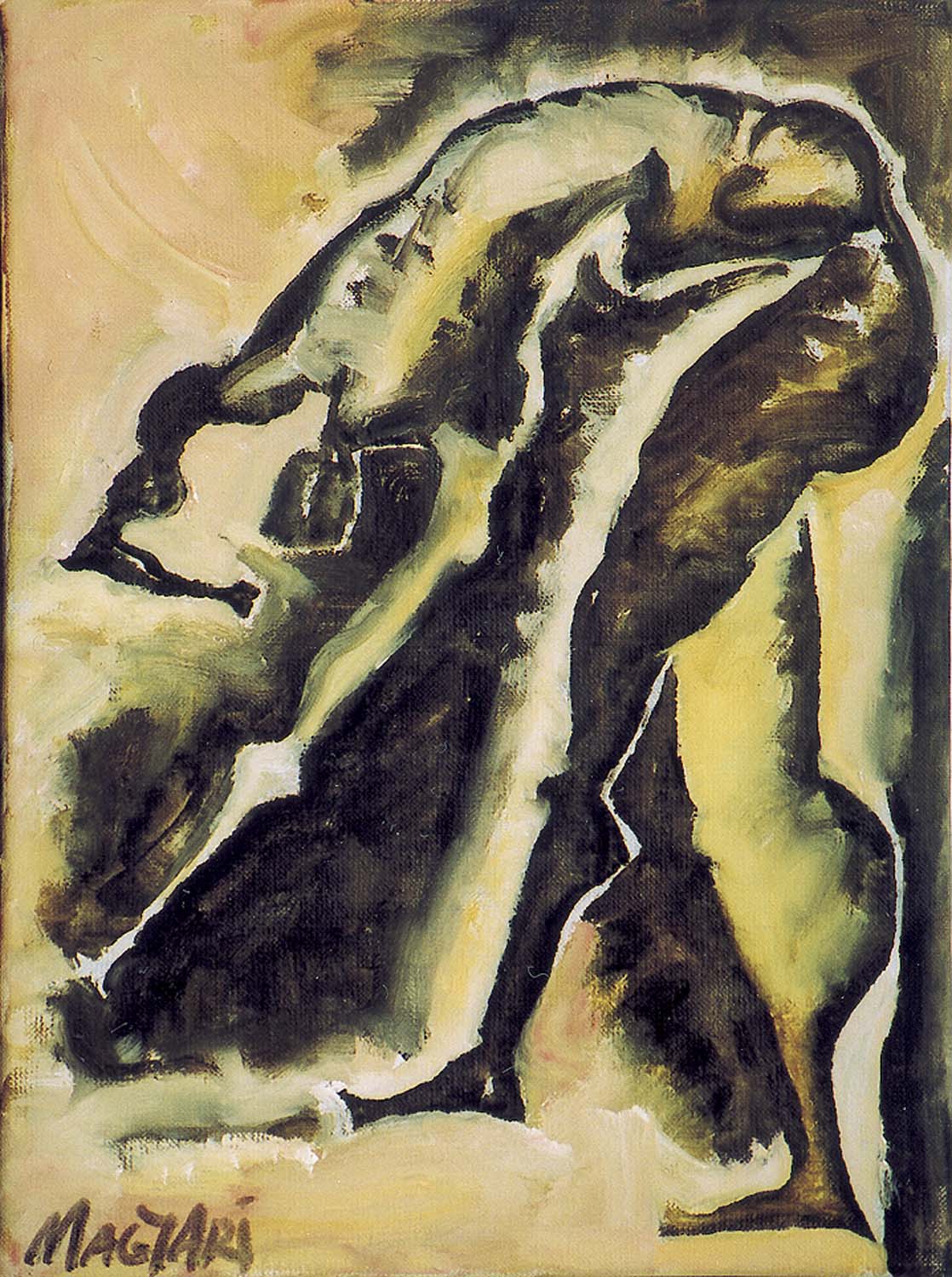 2001 Táltos - 2 40 x30   olaj vászon