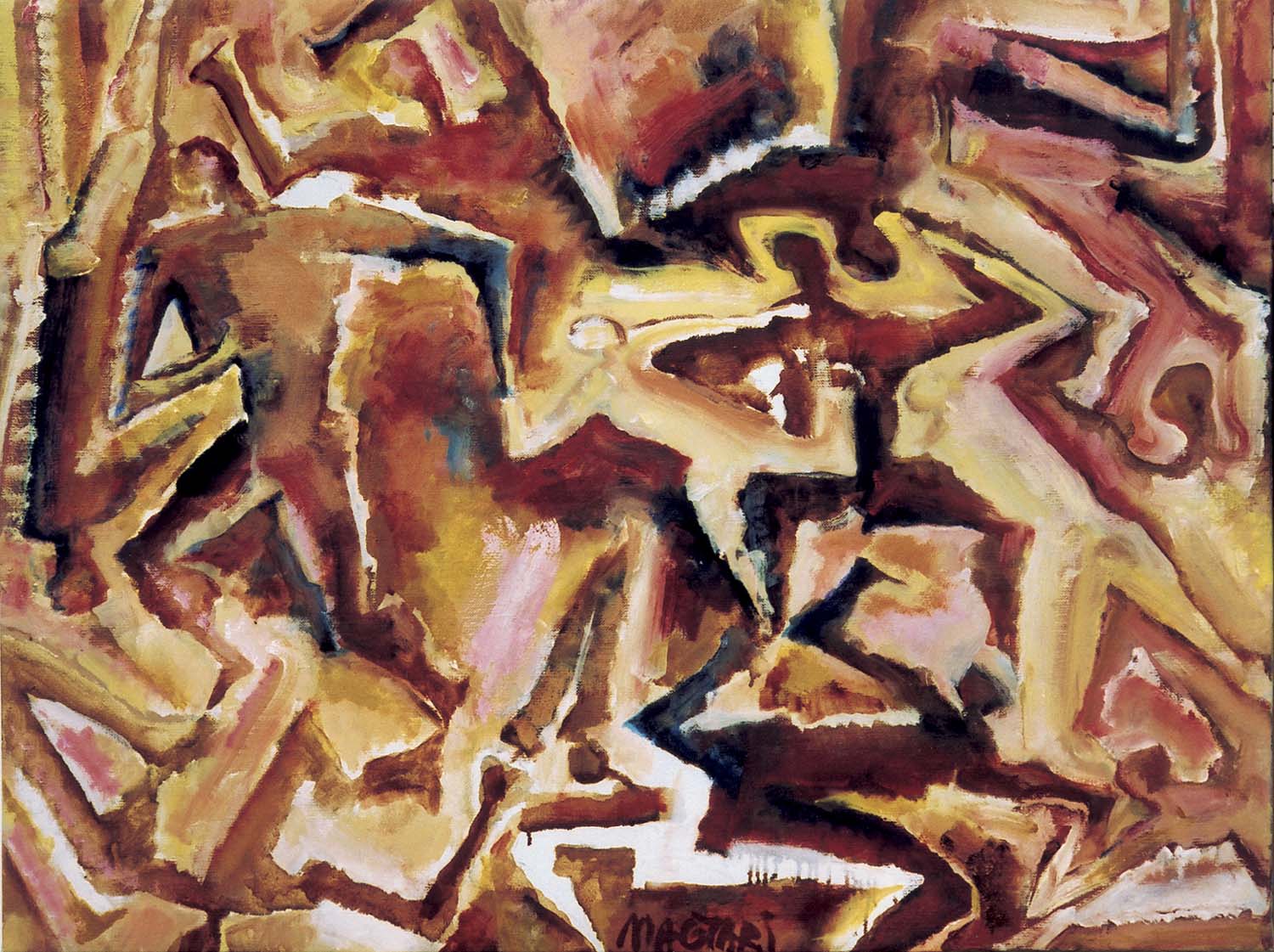 2002 Lelkek - 2 58 x 77,5 olaj vászon