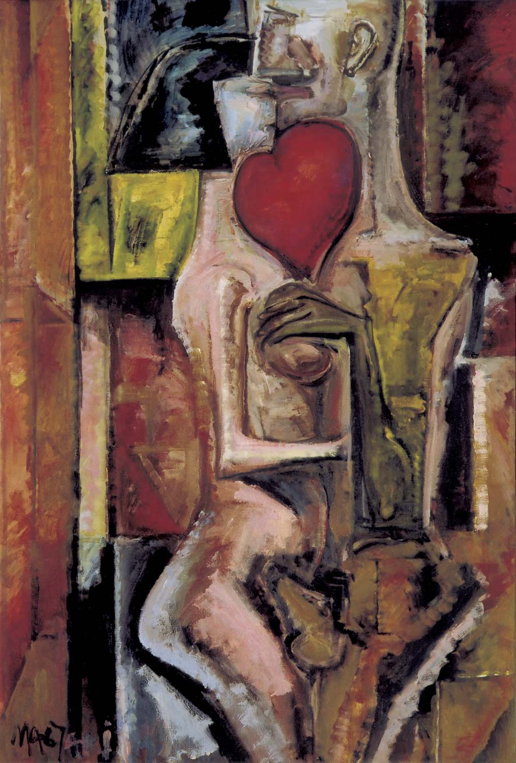 2002 Szerelmes kép 164 x111 olaj vászon