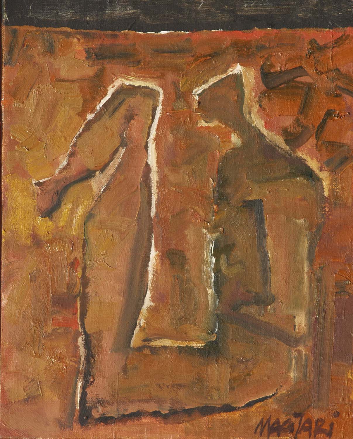 2003 Figura 33 x 27 olaj vászon