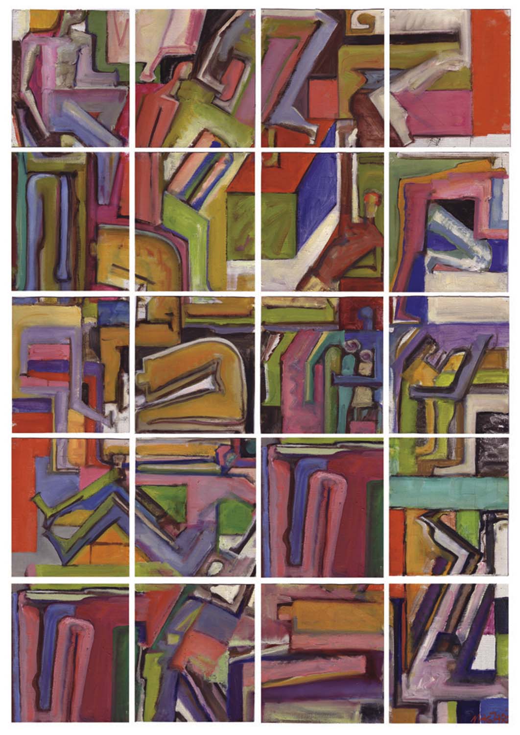 2003 Kisfigurás Kép - 2  114 x 84 olaj vászon