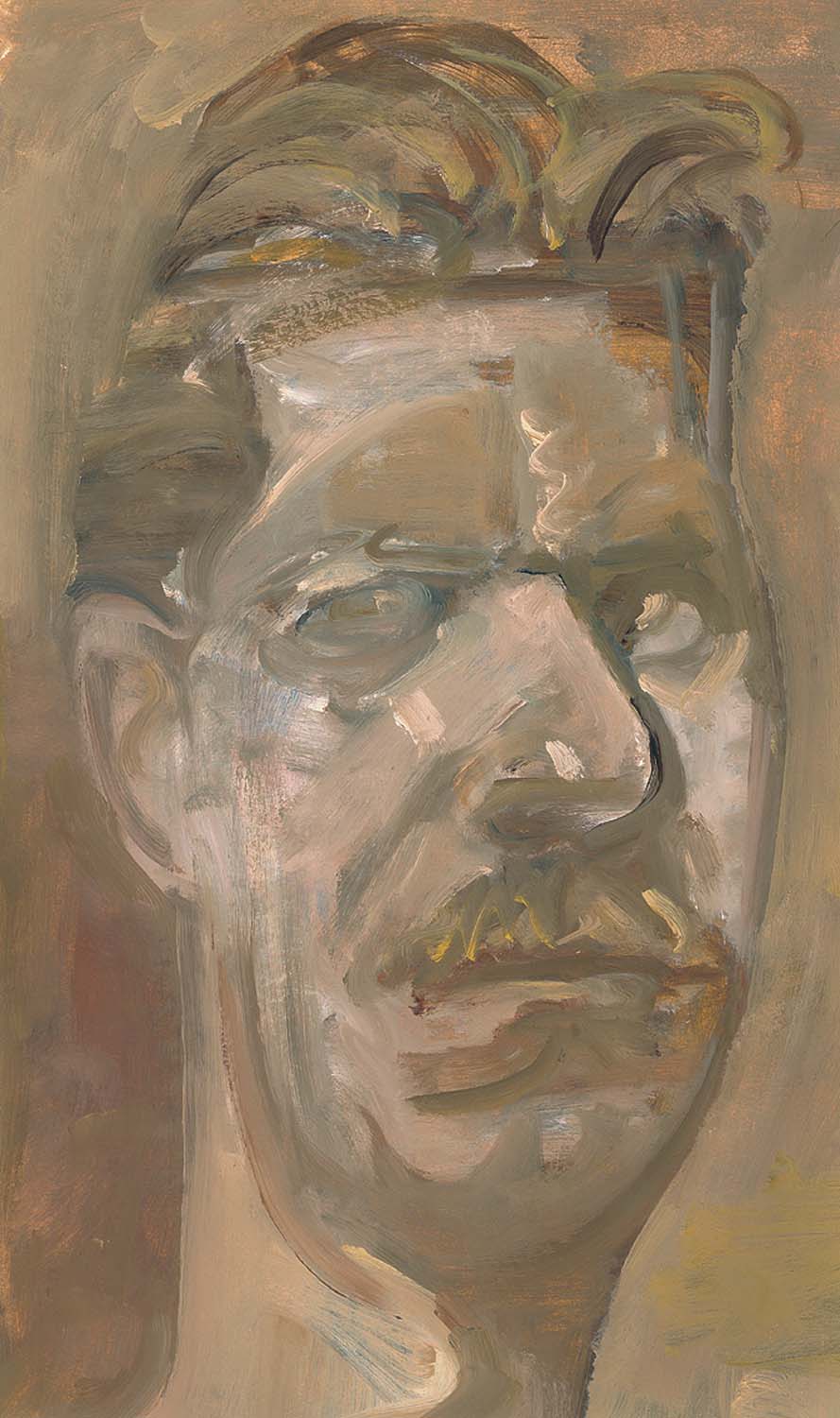 2003 Önarckép 70 x 50 olaj papír