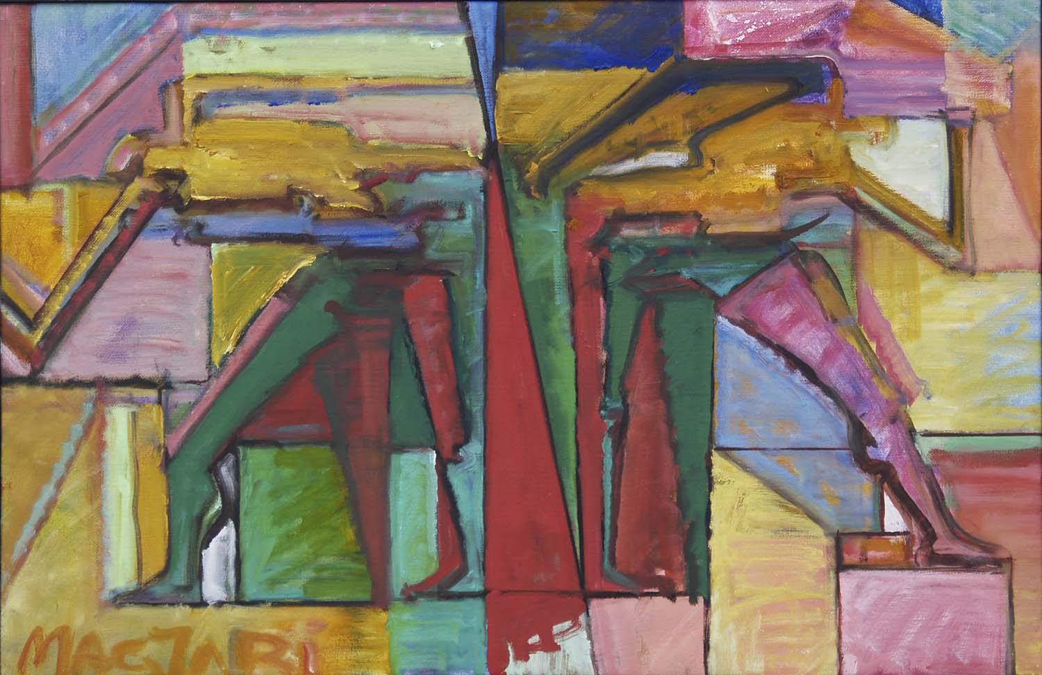 2006 Külon utakat futnak - 1  40 x 61 olaj vászon