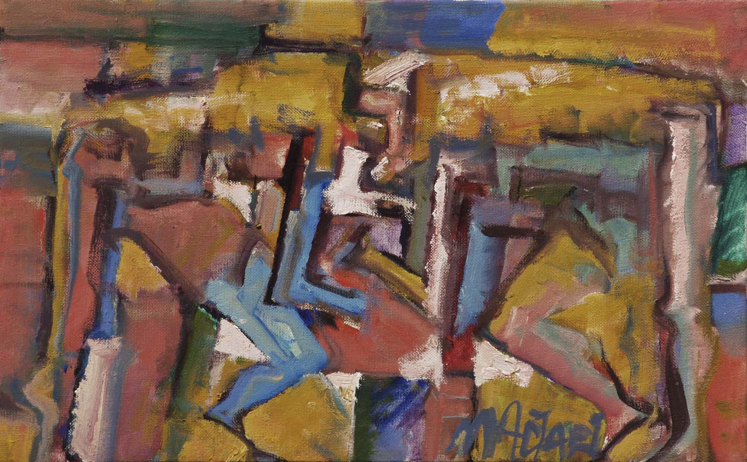 2006 Külon utakat futnak  - 2    cc. 26 x 42 olaj vászon