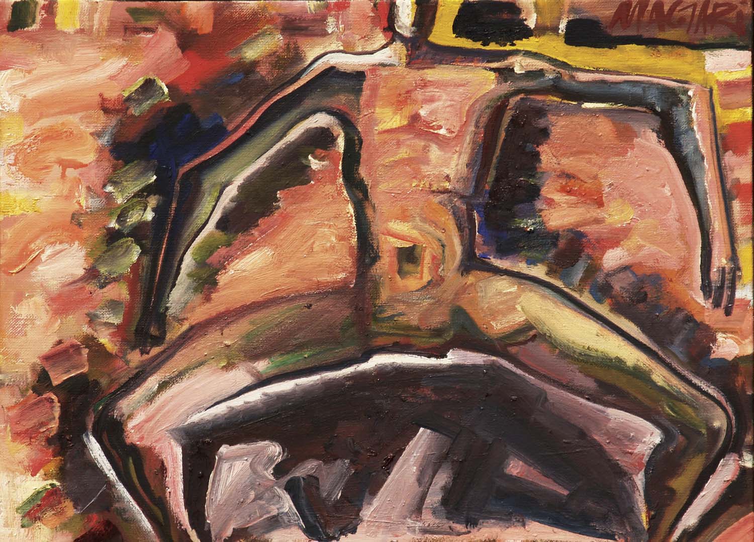 2006 Meztelenül 33 x 46  olaj vászon