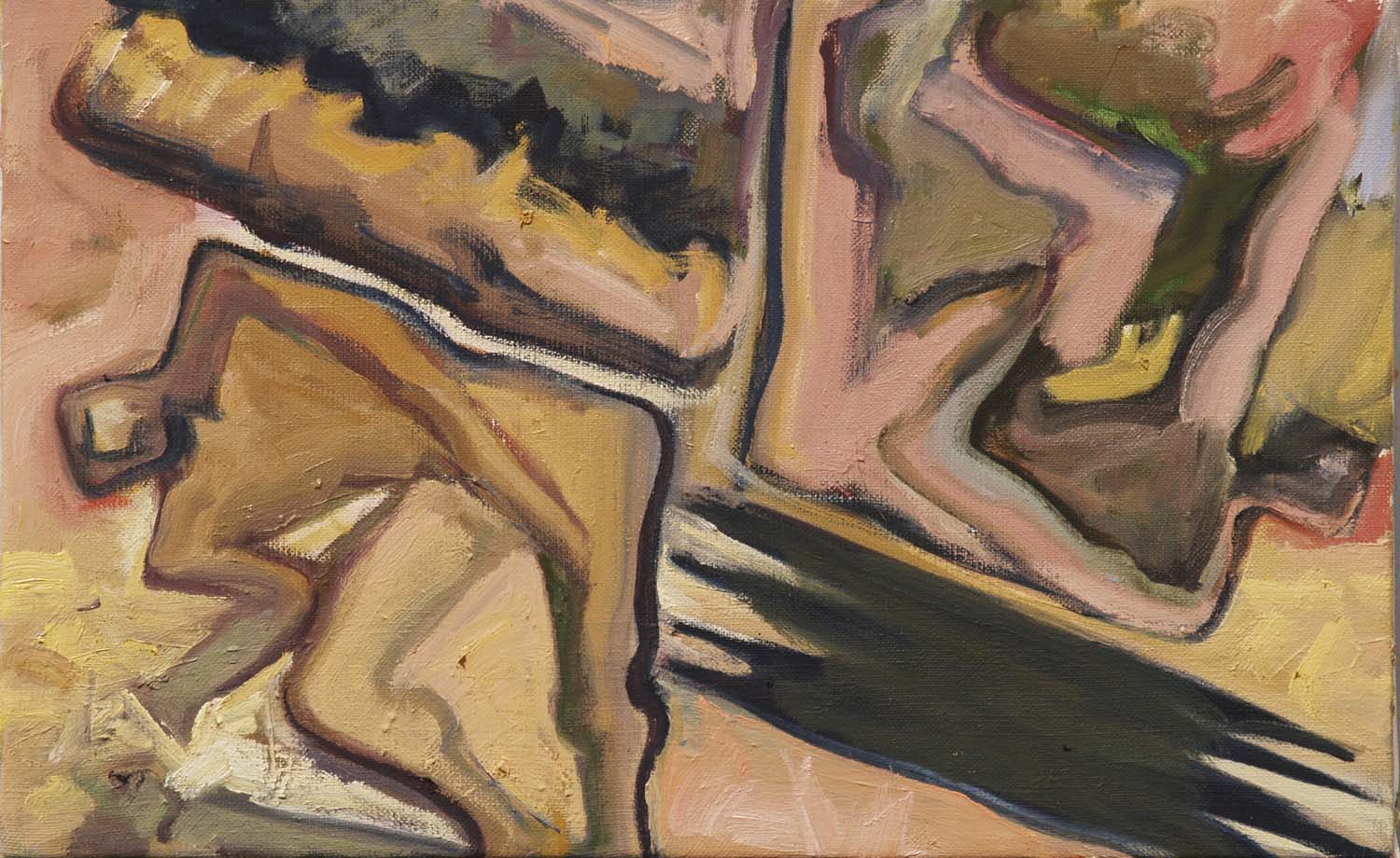 2006 Oda-vissza -1a.  26,5 x 42 olaj vászon