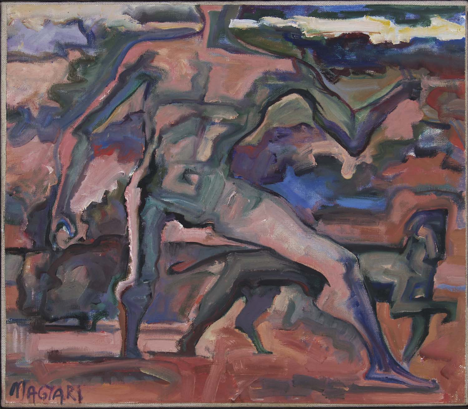 2006 Úr és kutya - 3 37 x 43  olaj vászon