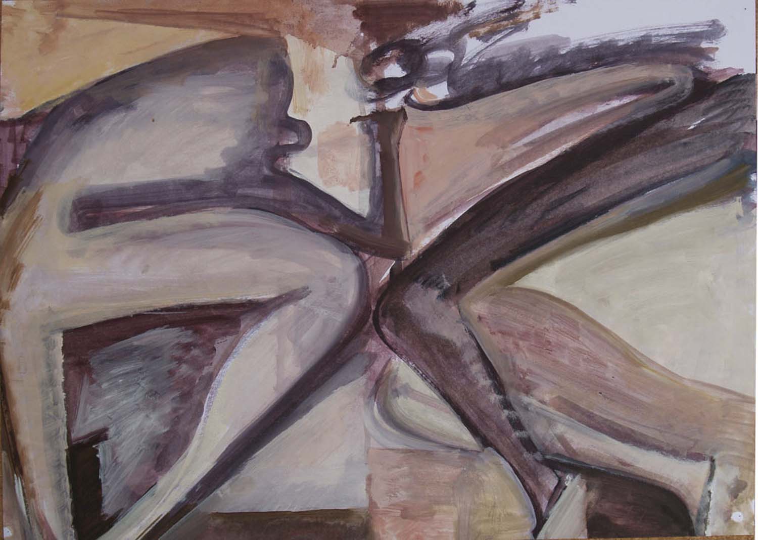 2008 Figuráció -2  50 x 70 olaj papír