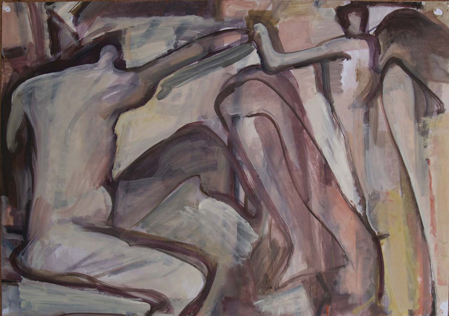 v2008 Figuráció - 4  50 x 70 olaj papír