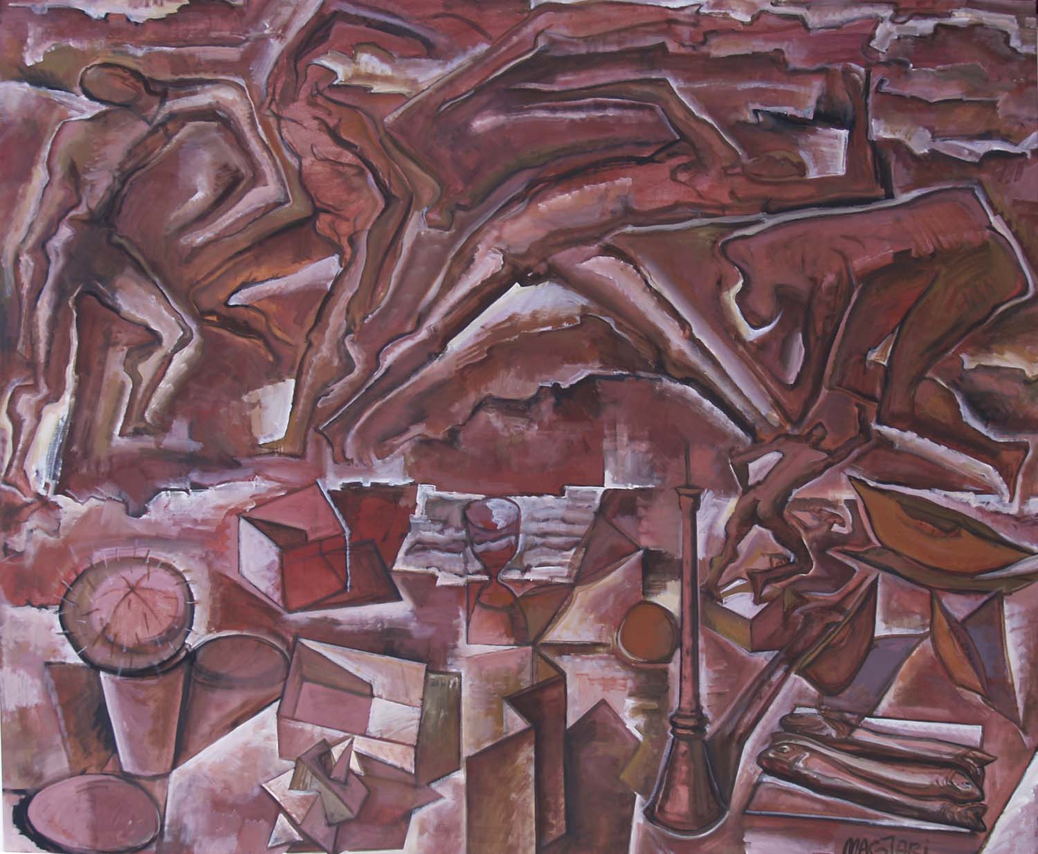 2009 Halotti tor - 2 164 x2 00 olaj vászon