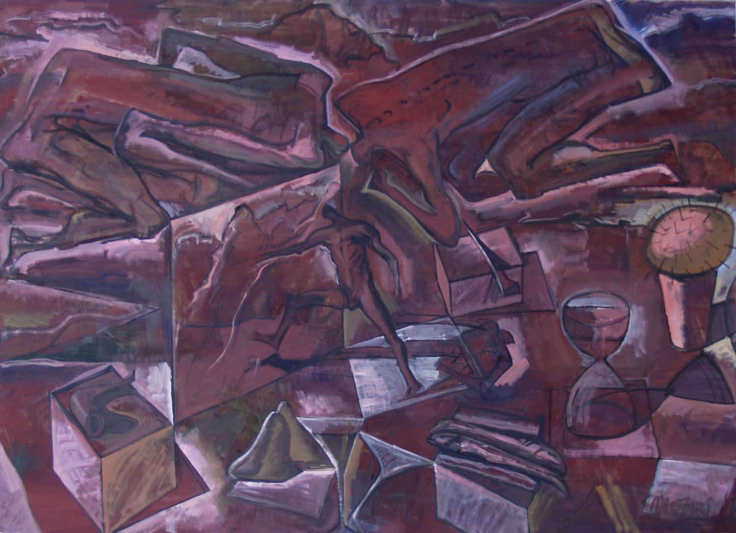 2009 Halotti tor - 3 131 x 181  olaj vászon