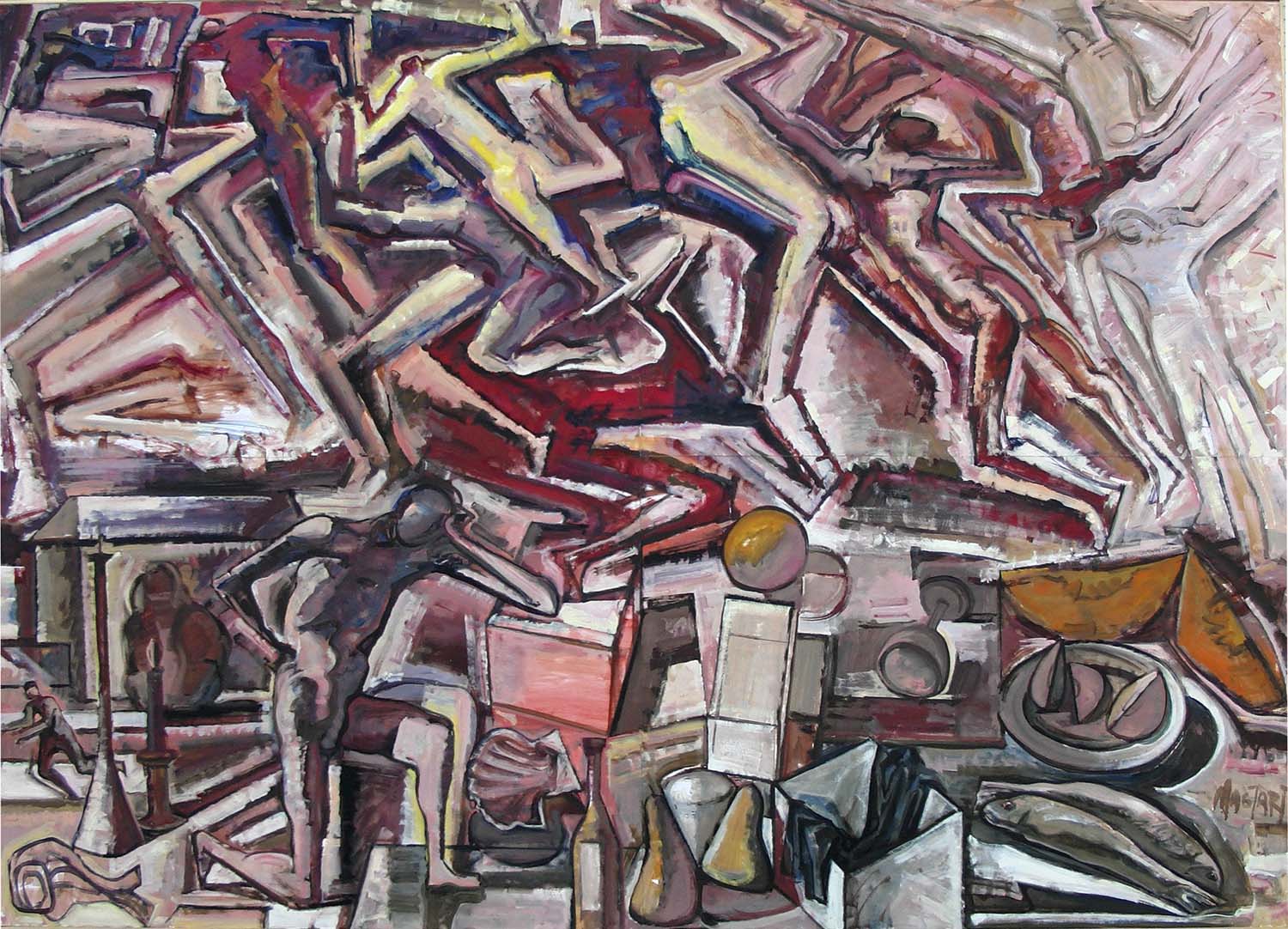 2009 Halotti tor - 1 140 x 200 olaj vászon