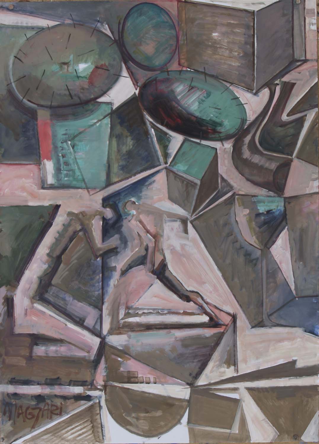 2009 Metafizika  - 1  100 x 70  olaj papír