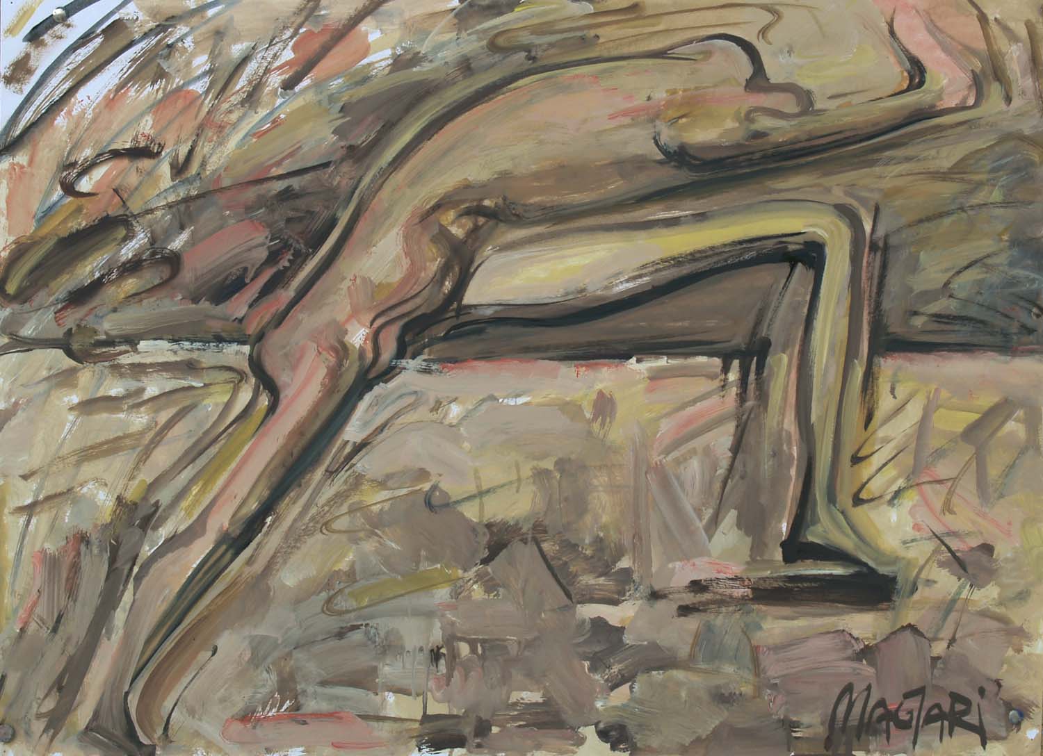 2010 Lépő  50 x70 olaj papír