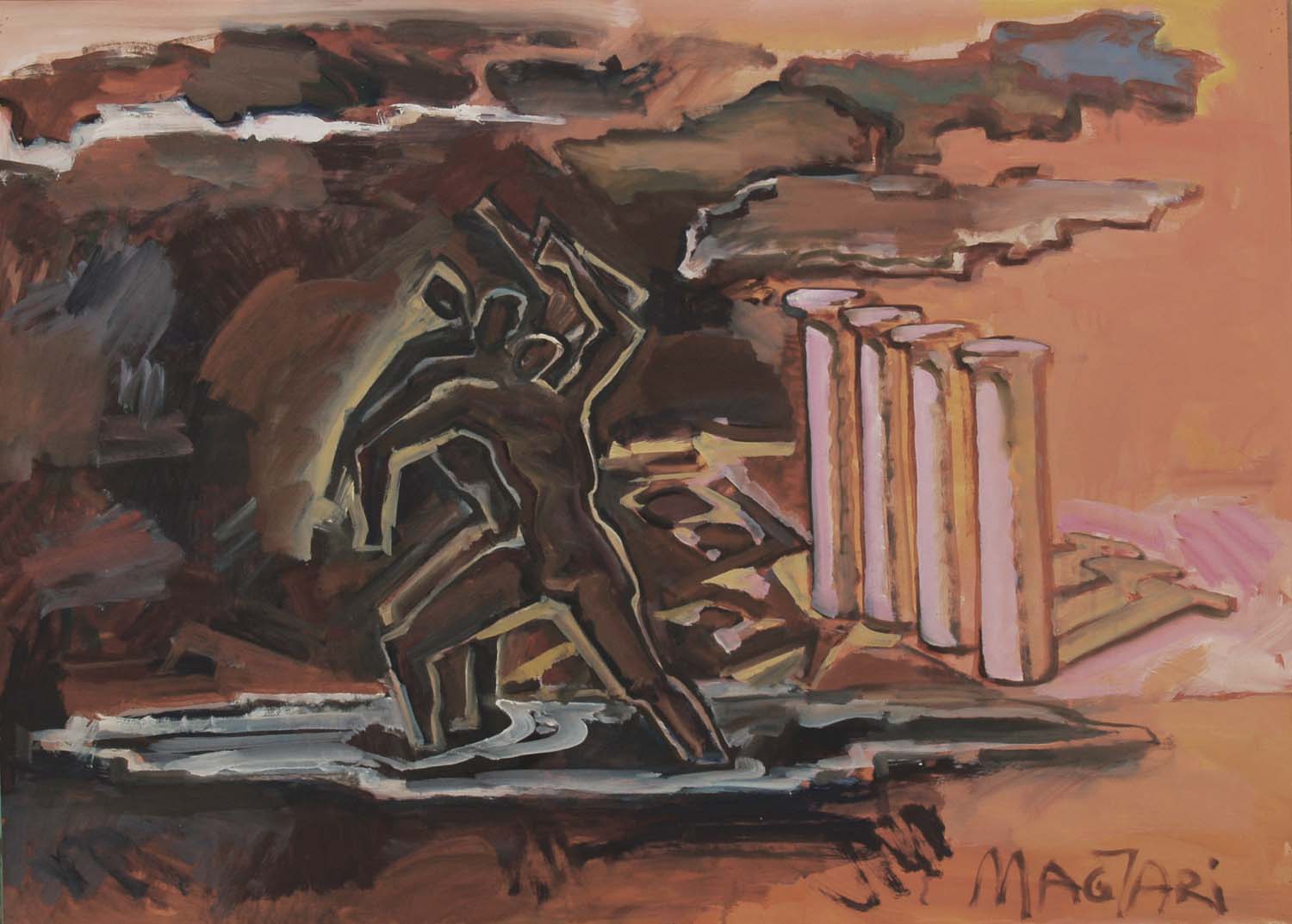 2011 Elragadtatás-2 50x70 olaj papír