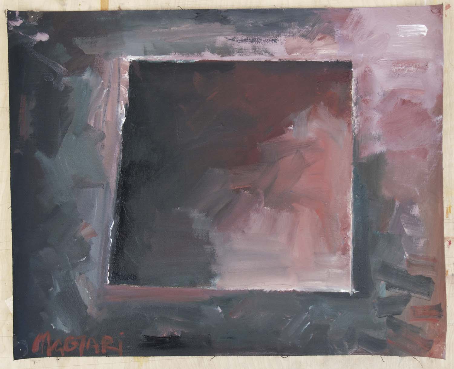 2012  Forma ellenfényben  32 5 X41 olaj vászon