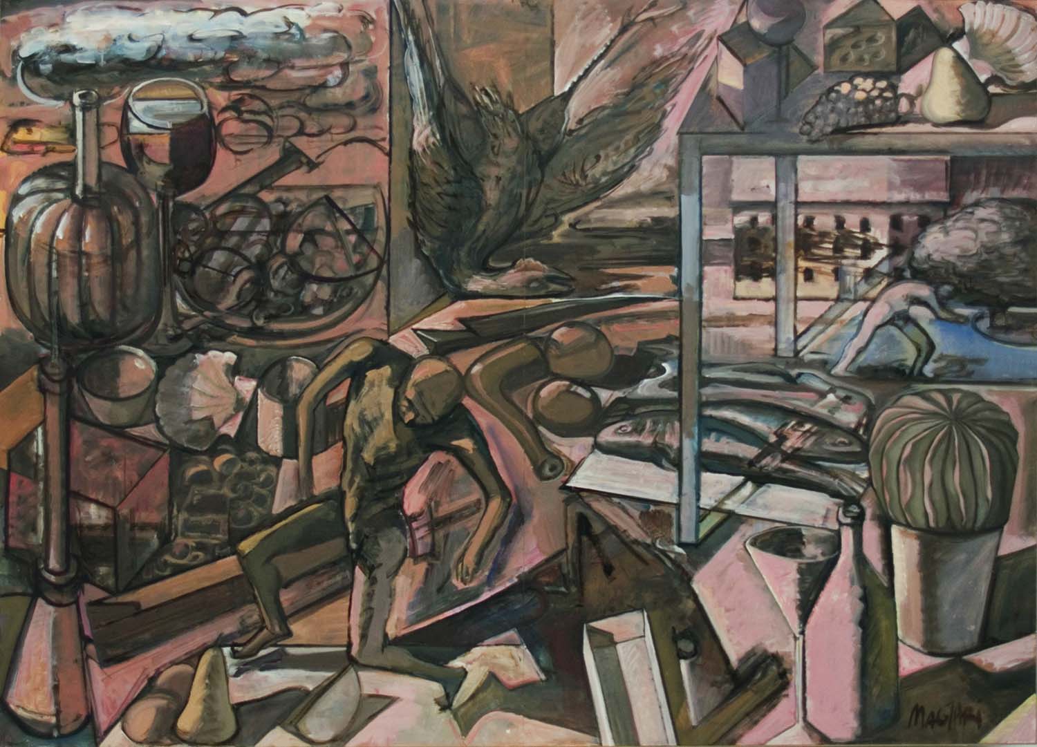 2012 Metafizika -11 100 x140 olaj papir faroston