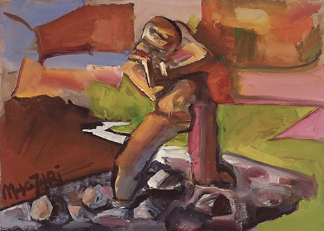 2012 Szt. Kristóf - 7  55 x 35.5 olaj farost