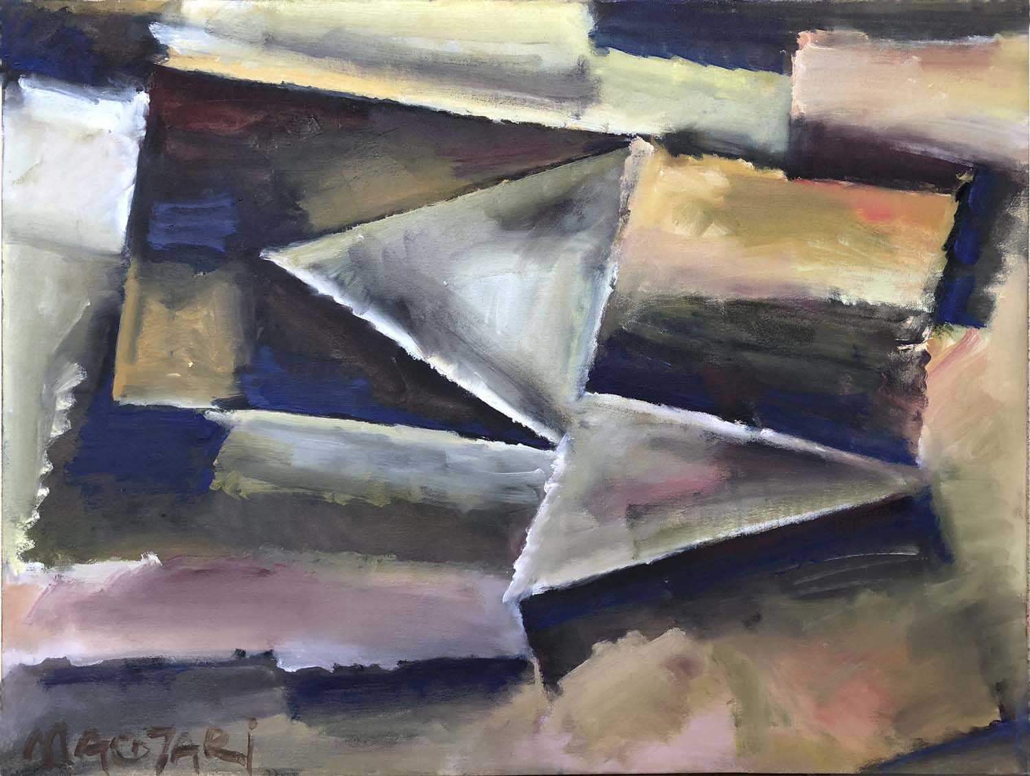 2014 Gyimesi  formák -2  46,5 X 61  olaj vászon