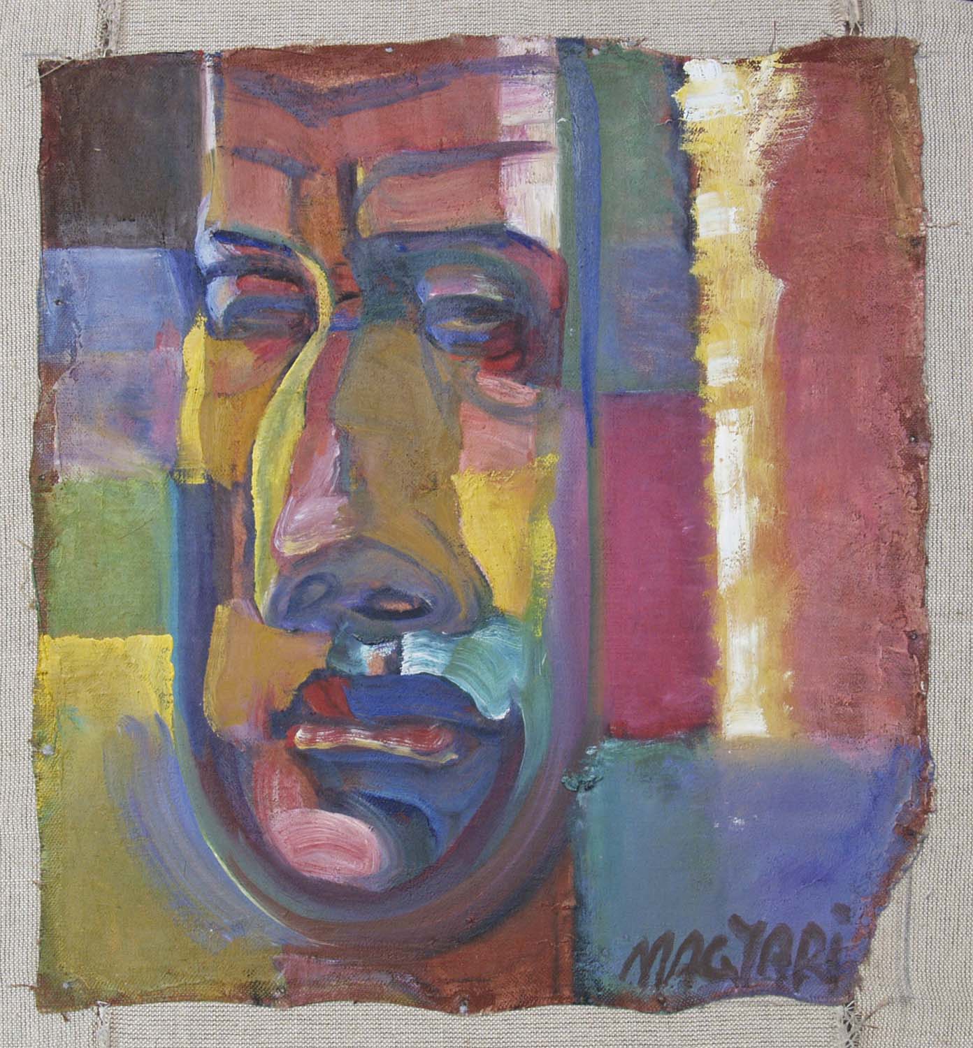 2016 G. A.  Arcképe- 2 34 X31 5 olaj vászon