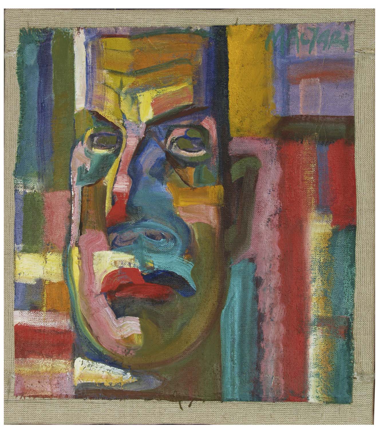 2016 G. A.  Arcképe- 3 31 5 X 26 5 Cm olaj vászon