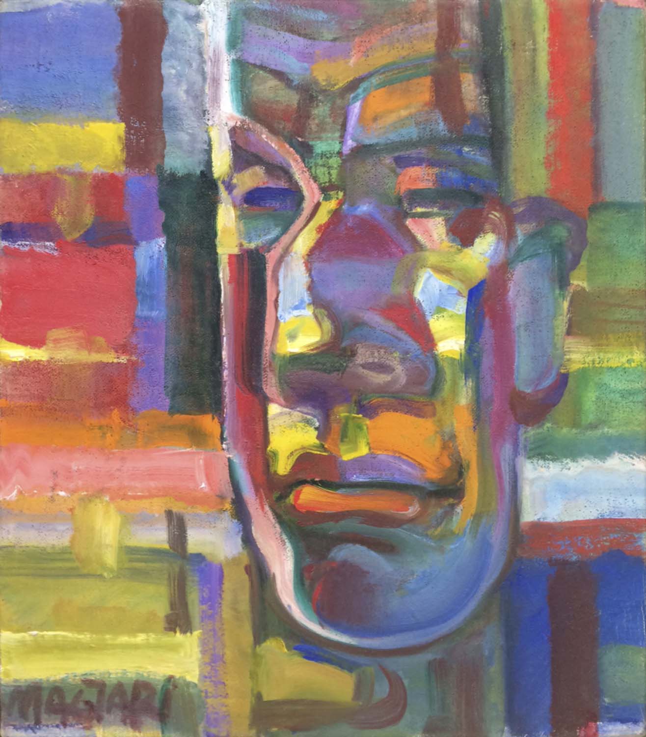 2016 G. A.  Arcképe- 5  37x32cm olaj vászon