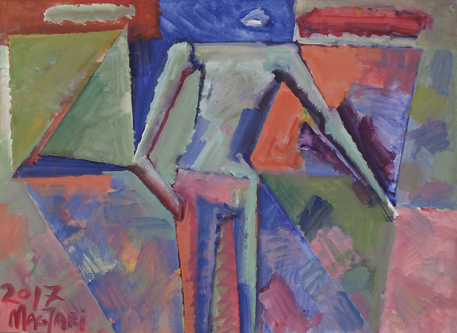 2018 Szülőföld - 7   50x70   olaj papír