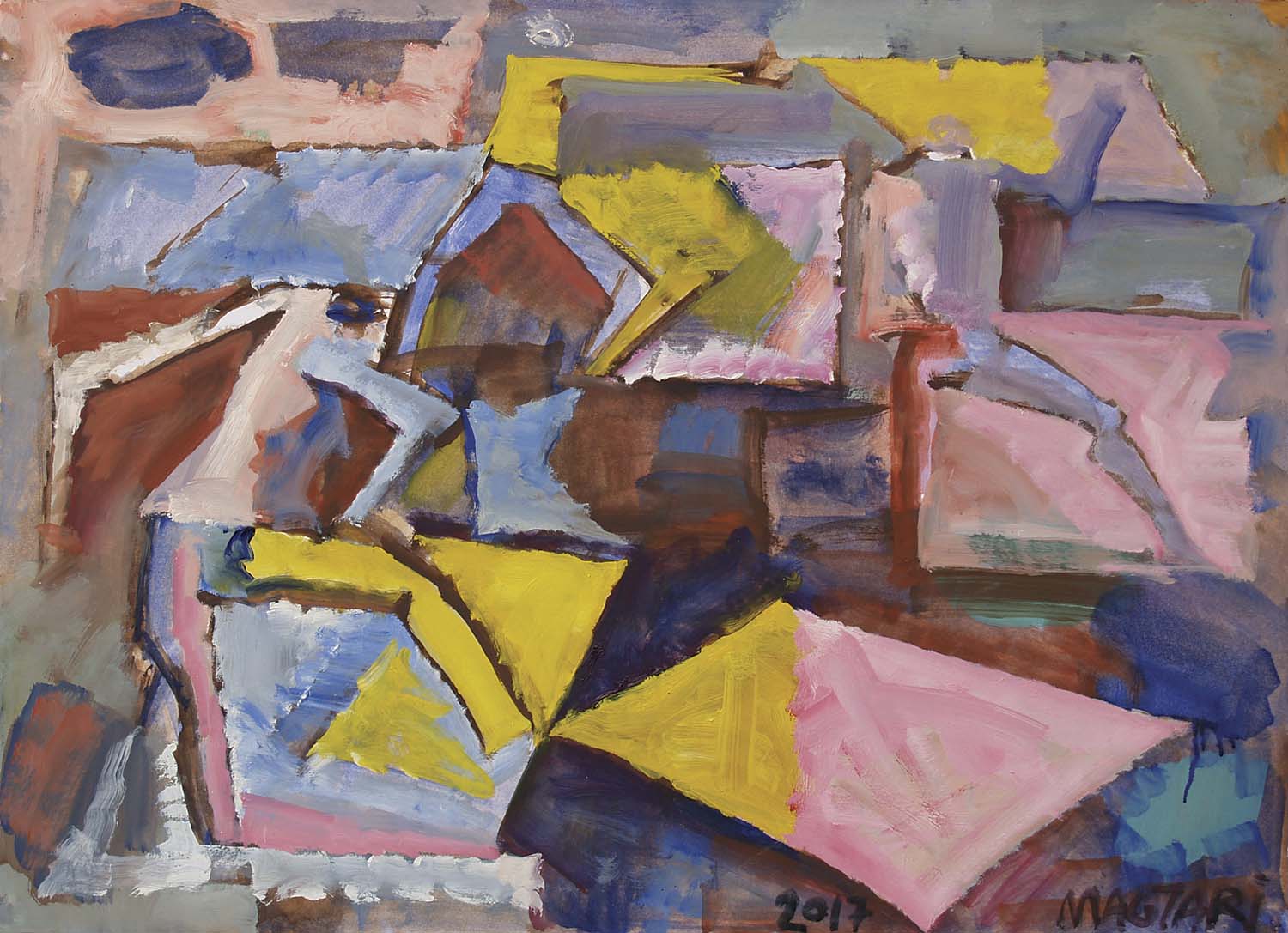 2018 Szülőföld - 8   50x70   olaj papír