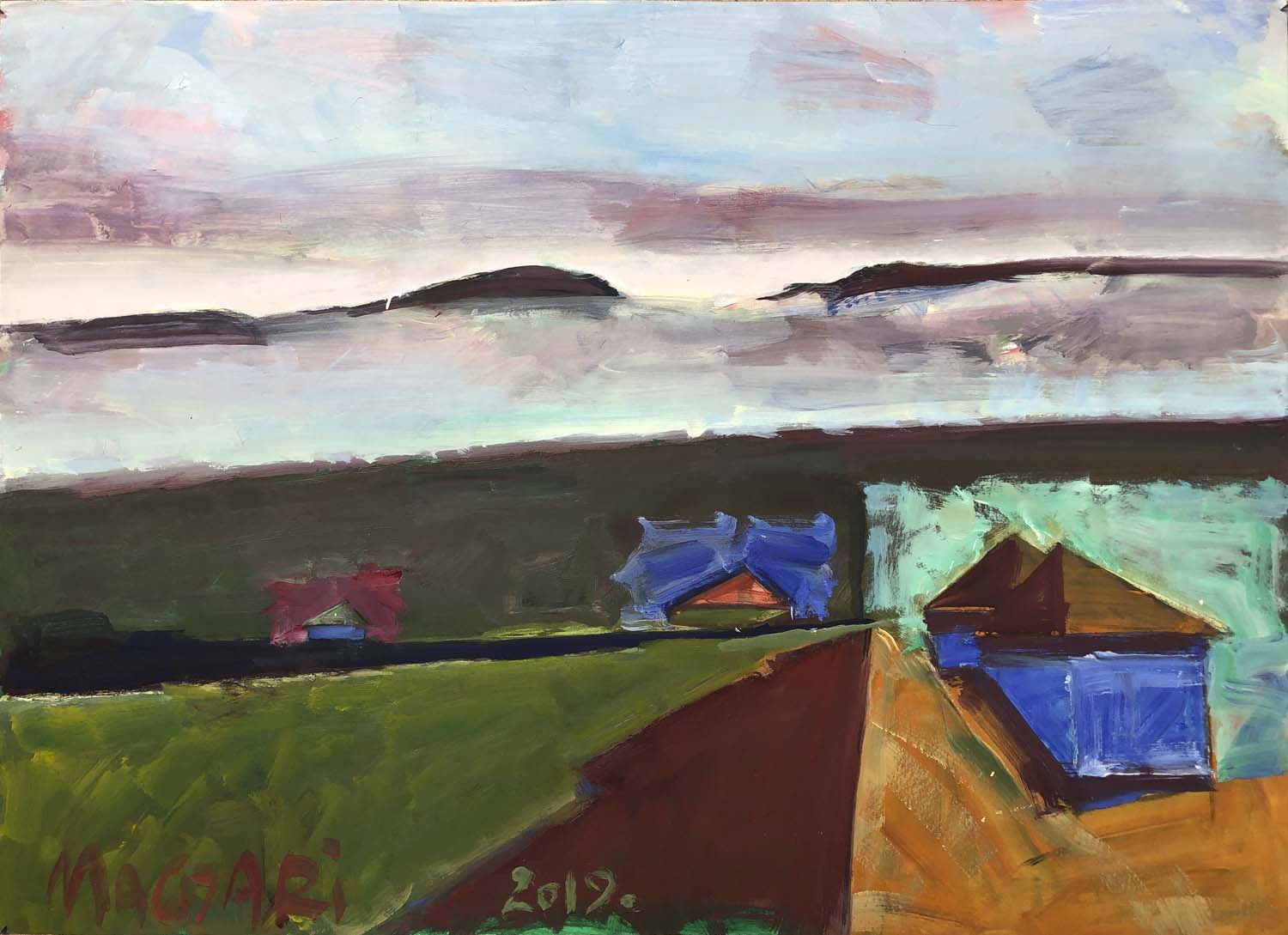 2019 Gyimesi napló - 2    50 x 70    olaj papír