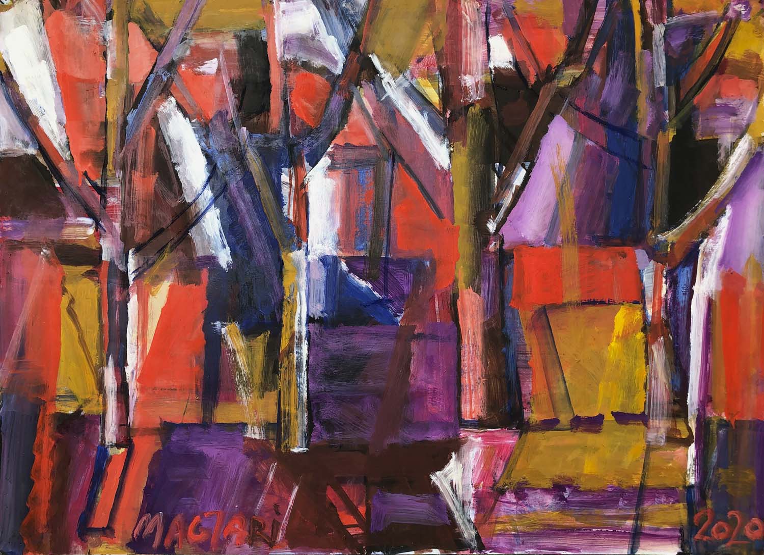 2020 Erdő - 1    50 x 70   olaj papír