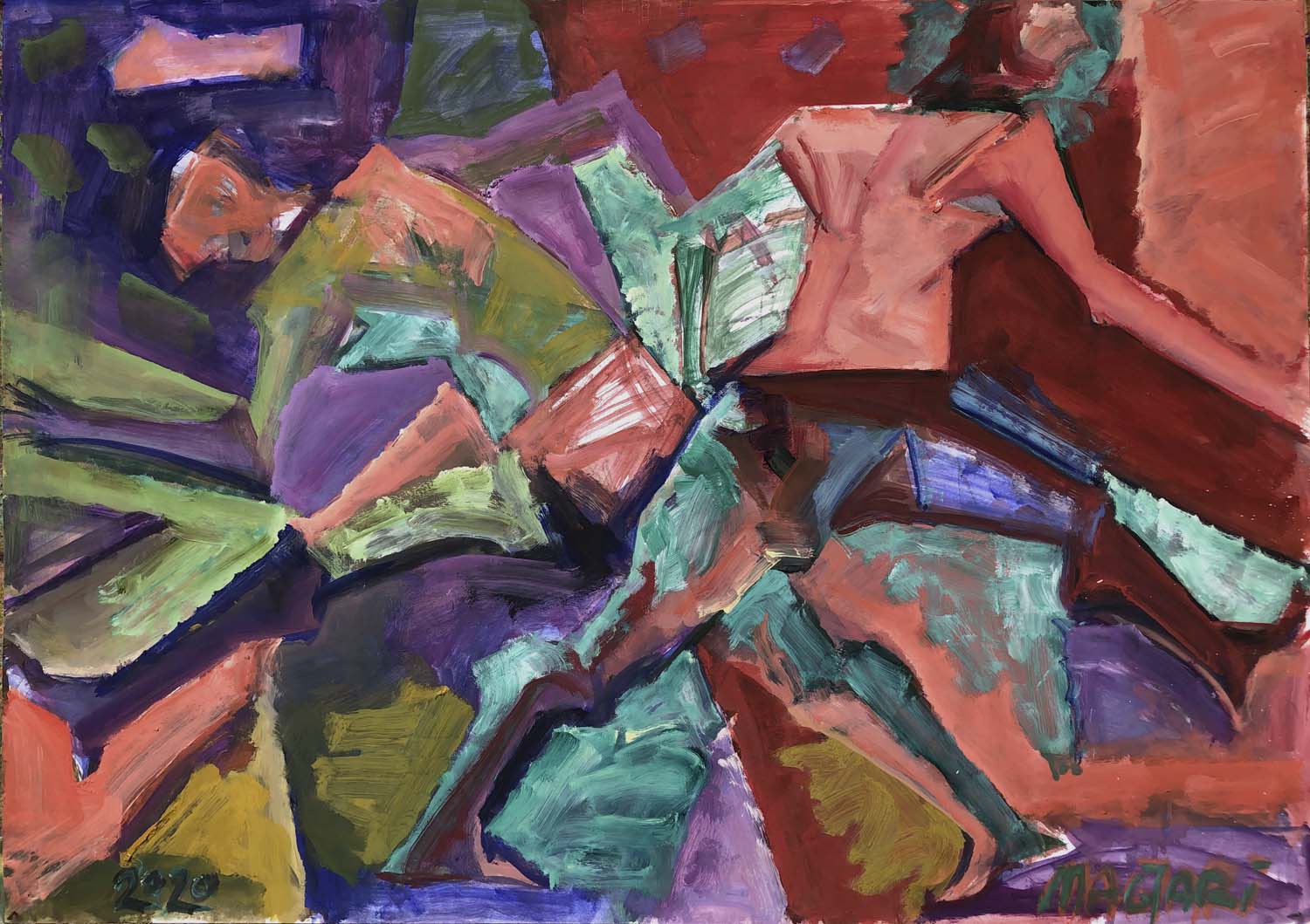 2020 Külön utakat futnak - 1   50 X70   olaj papír