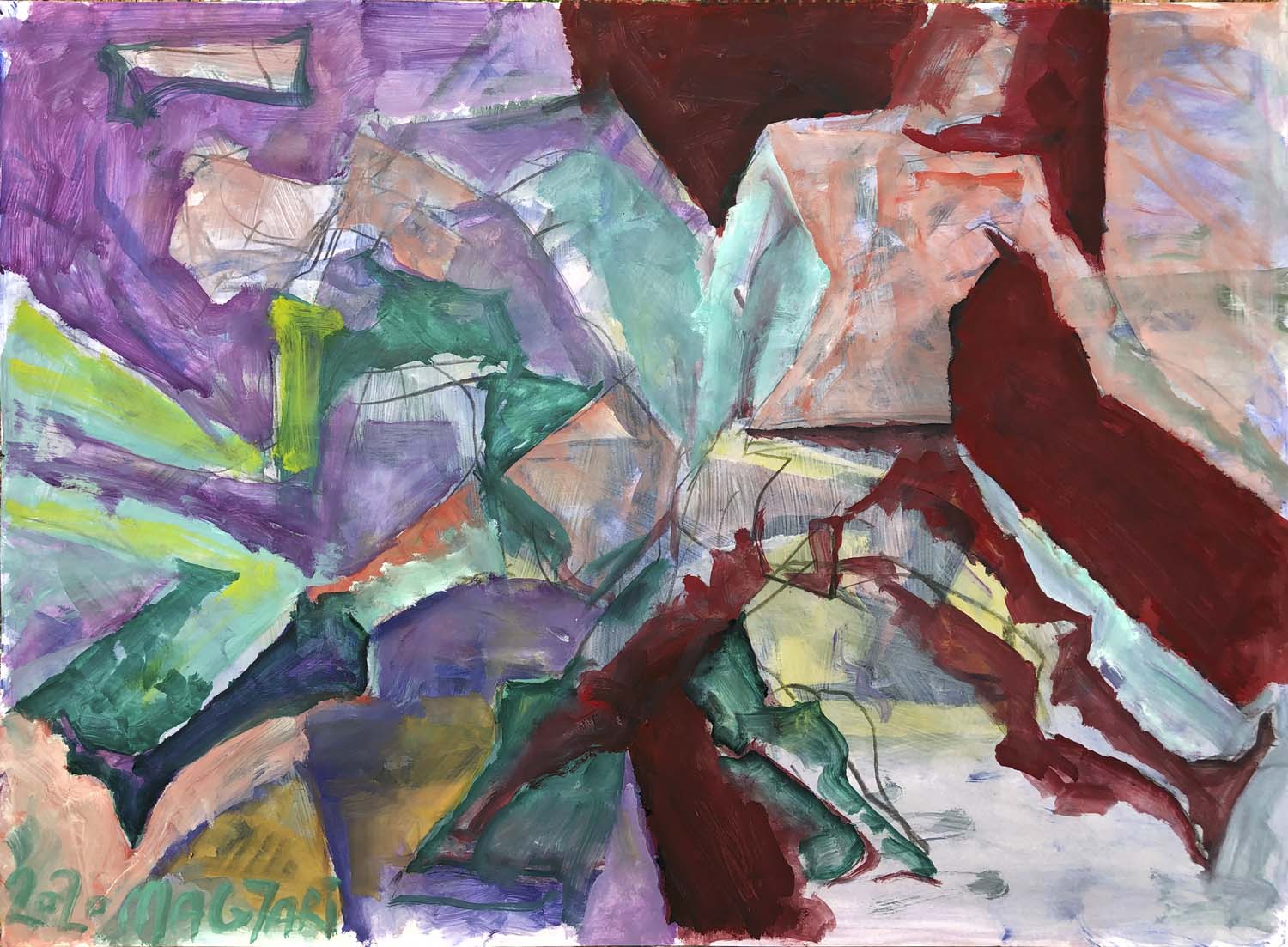 2020 Külön utakat futnak - 2   50 X70   olaj papír