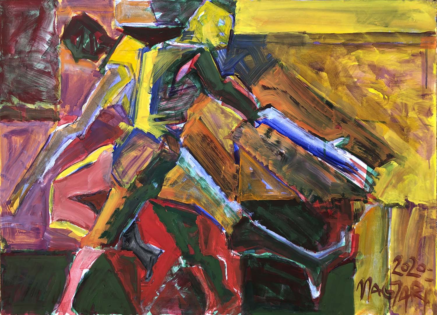 2020 Külön utakat futnak - 5   50 X70   olaj papír