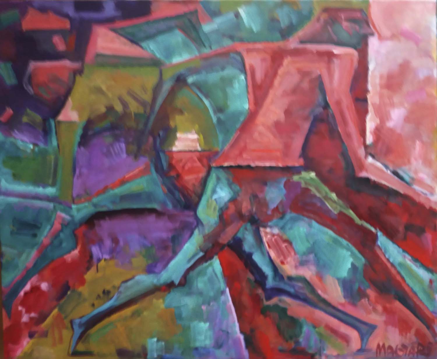 2020 Külön utakat futnak - 6 100 X120 olaj vászon