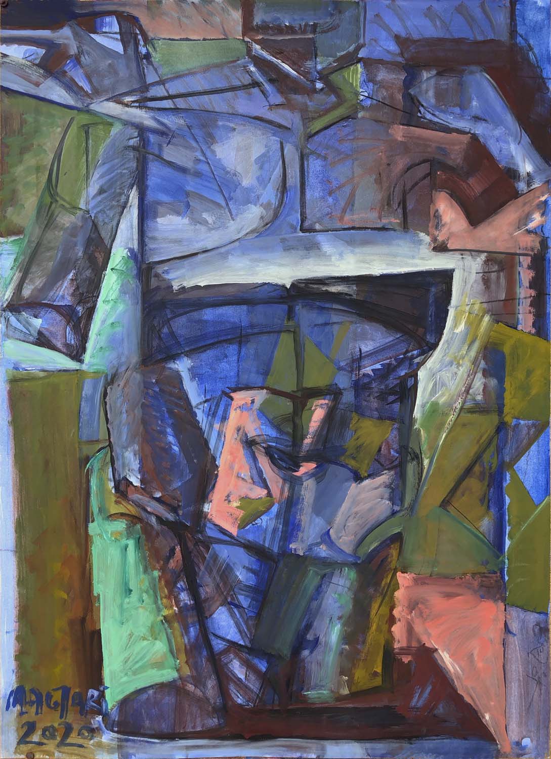 2020 Torzó -1   100 x 70    olaj papír