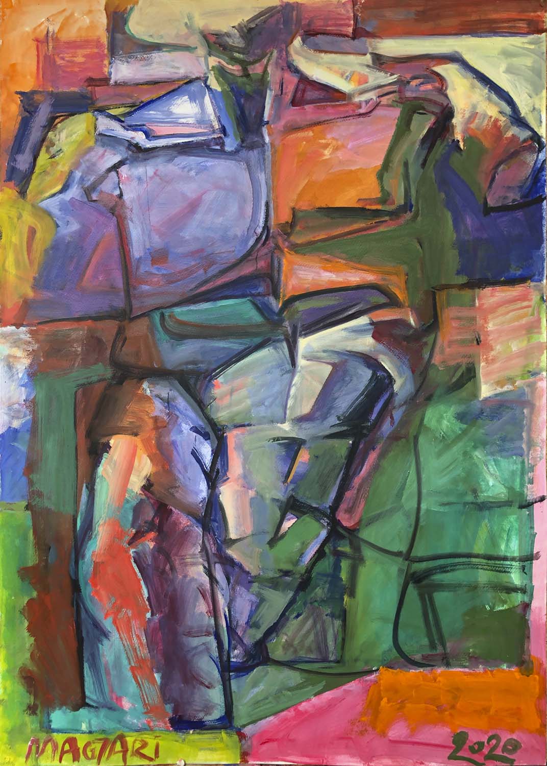 2020 Torzó -2   100 x 70    olaj papír