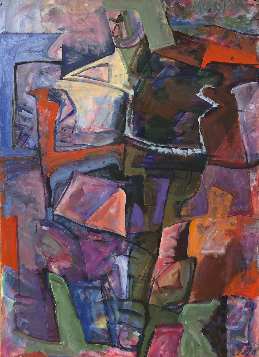 2020 Torzó -3    100 x 70    olaj papír