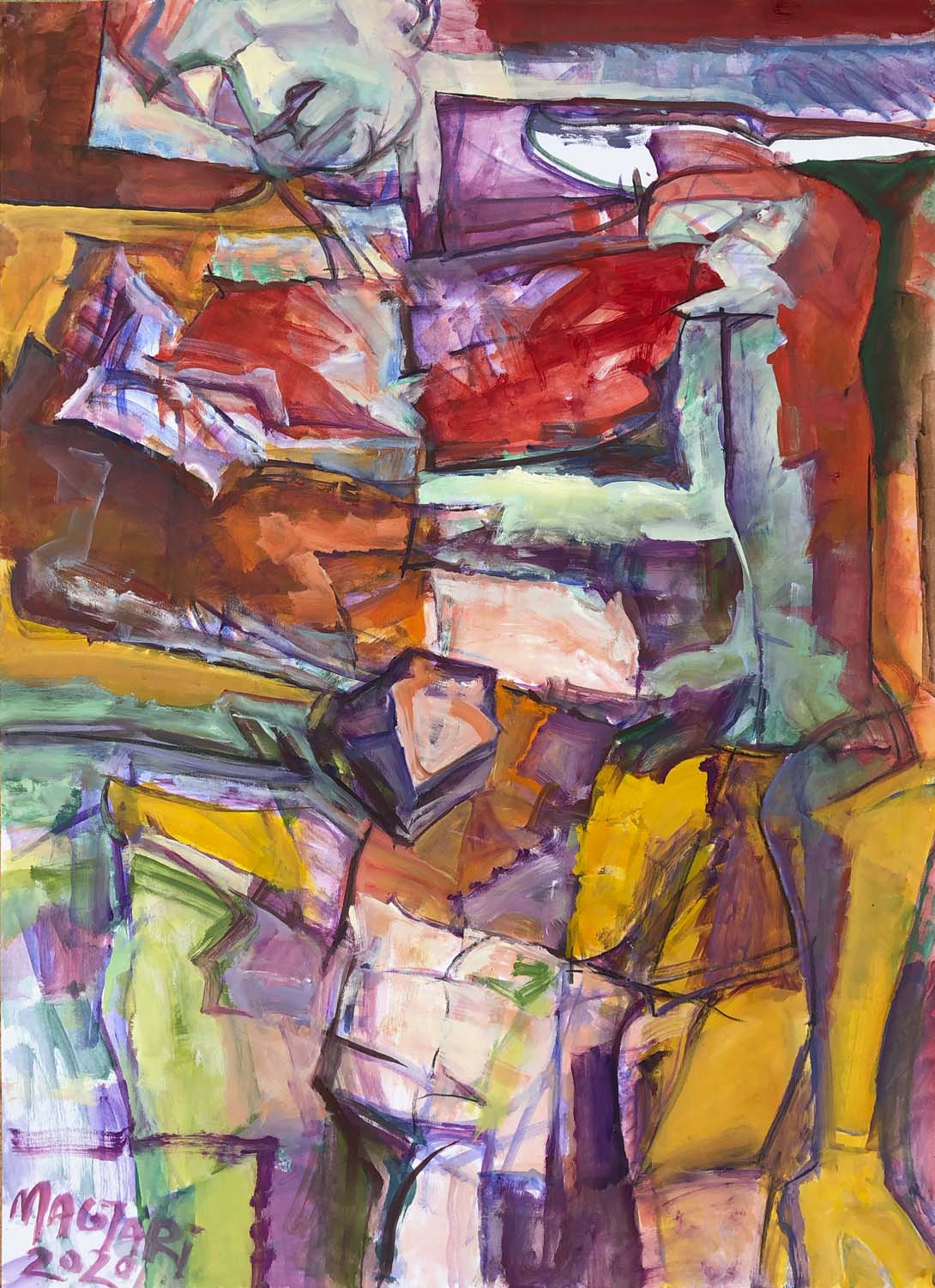 2020 Torzó -5   100 x 70    olaj papír