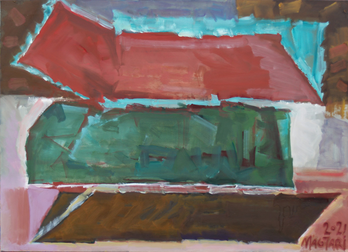 2021 Sikáros -  4  50 x 70   olaj  papír