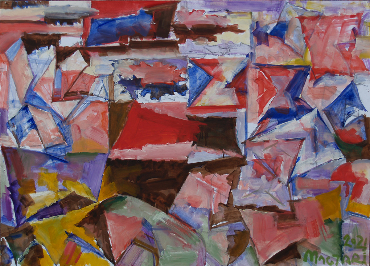 2021 Távoli partok -3 50 x 70 olaj papír