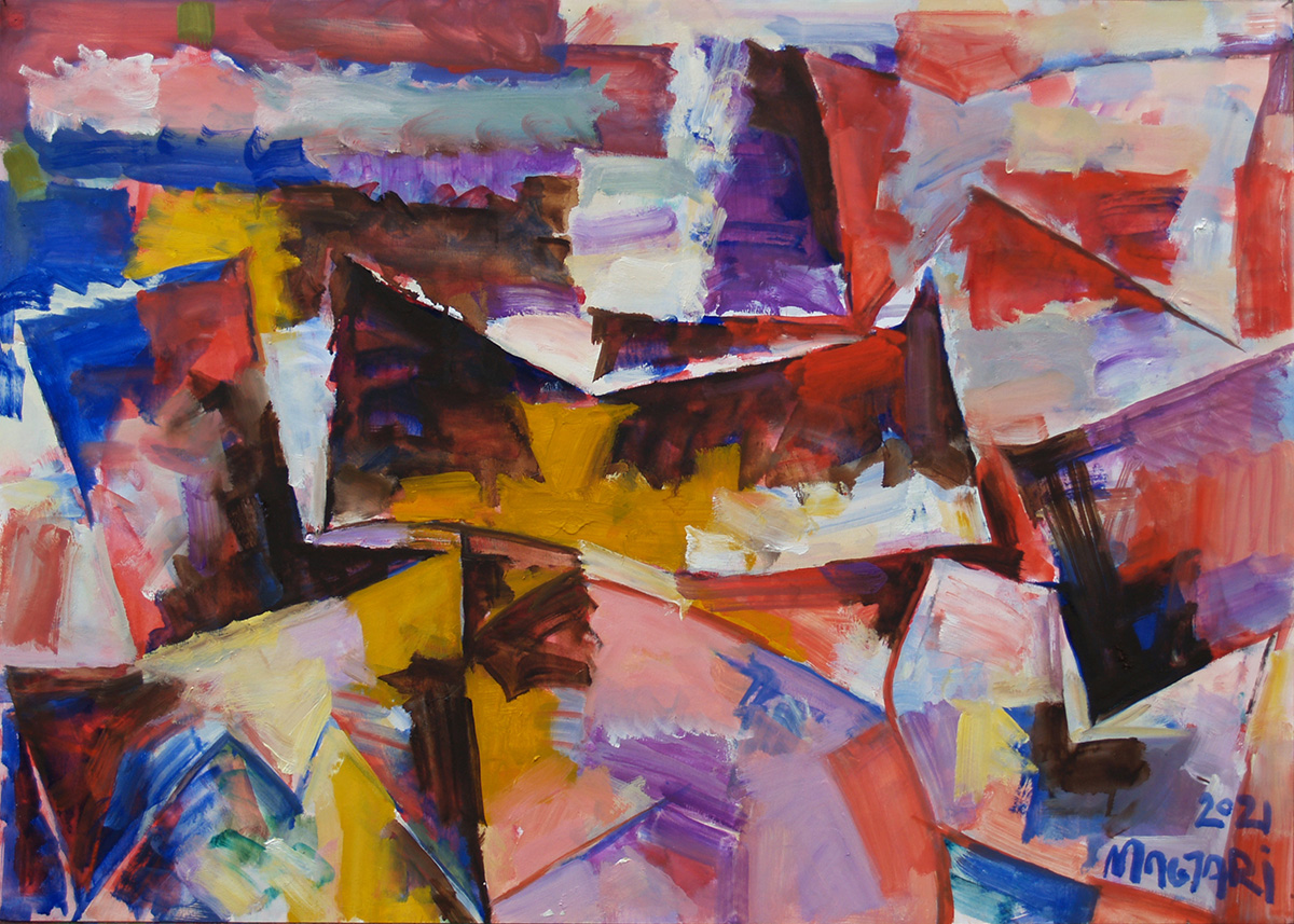 2021 Tvoli Partok -4 50 x 70 olaj papír