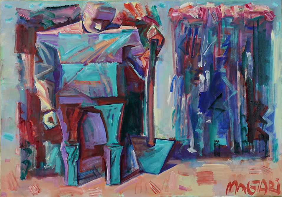 2022 Földműves - 2 70 x100 olaj vászon